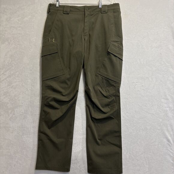 Under Armour UA Storm Men's Tactical Enduro Elite Flat Front Pants 36 X 32 Green - Picture 1 of 15